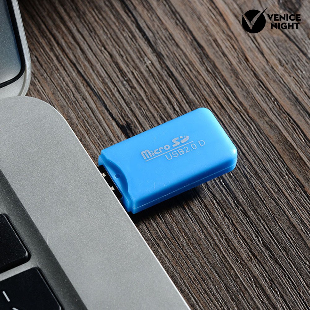 (Veni) Card Reader Tf Micro Usb 2.0 Untuk Laptop