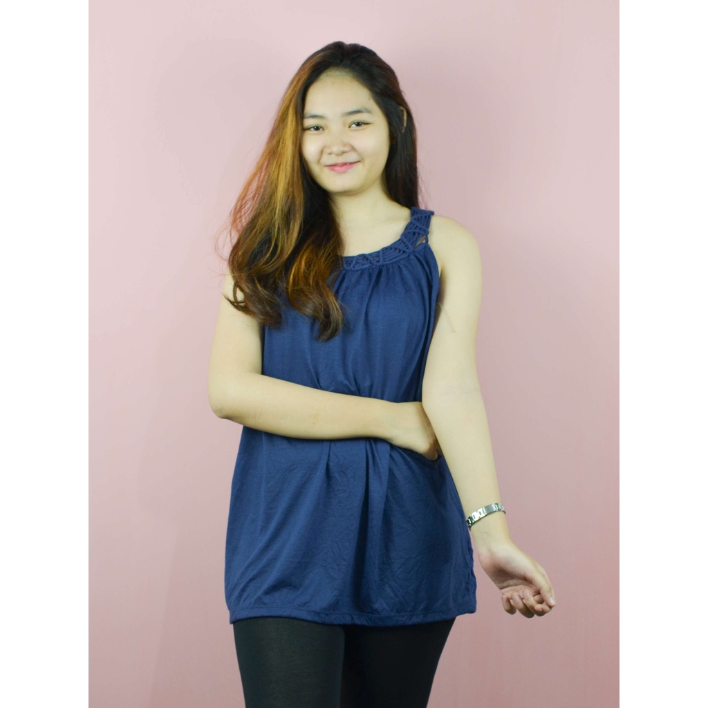 WHITE STAG - Tank Top Tanktop Polos Original Premium Pakaian Branded Sisa Ekspor