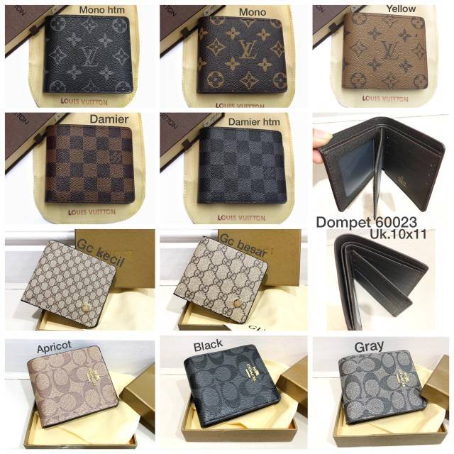 Dompet pria / dompet cowon/ dompet lv / dompet coach / dompet gucci / lv wallet