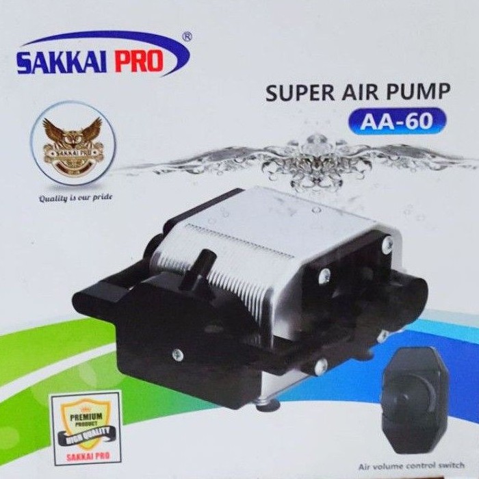 SAKKAI PRO AA-60 25watt Pompa Gelembung Airpump Aerator aquarium kolam