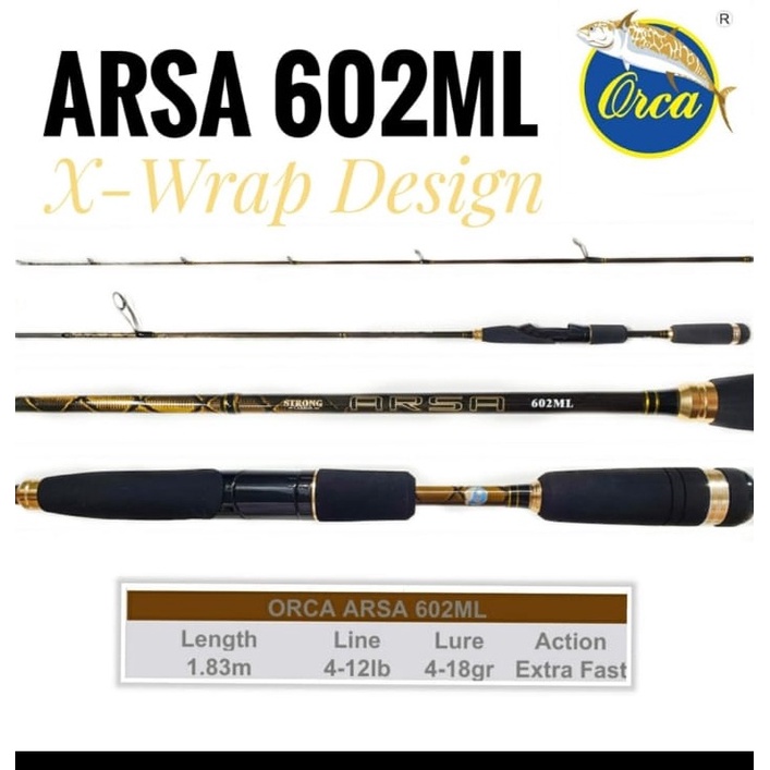 Joran Pancing Spinning 602ML Orca Arsa Carbon X-Wraping 180