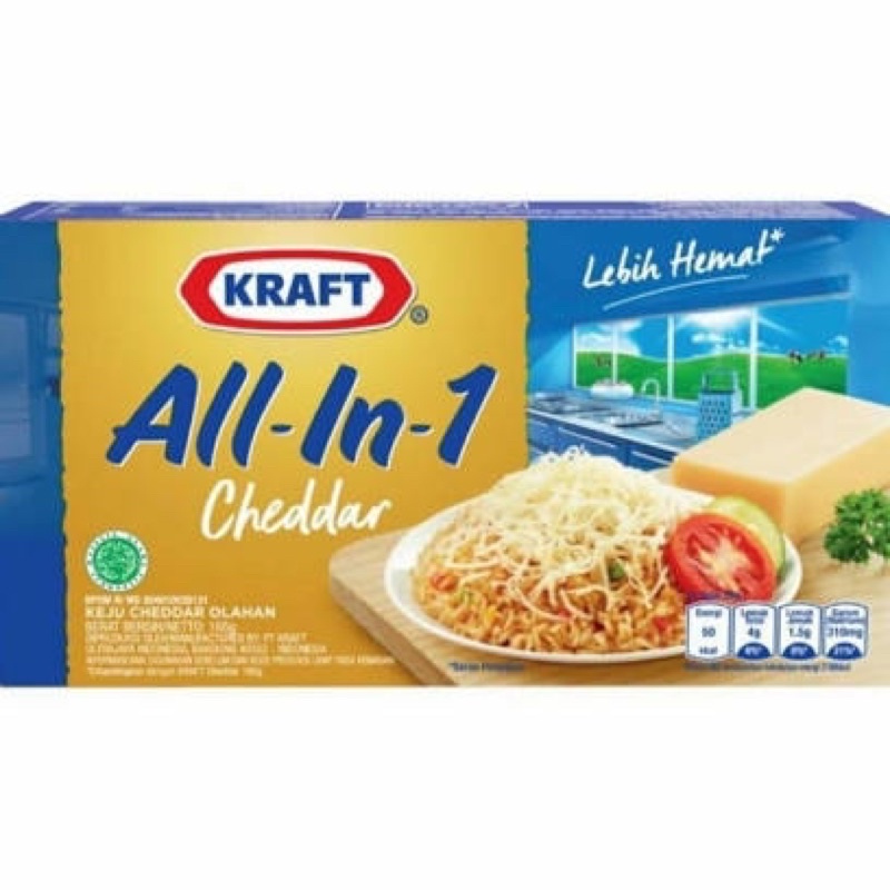

KRAFT CHEESE ALL IN ONE 165 GR