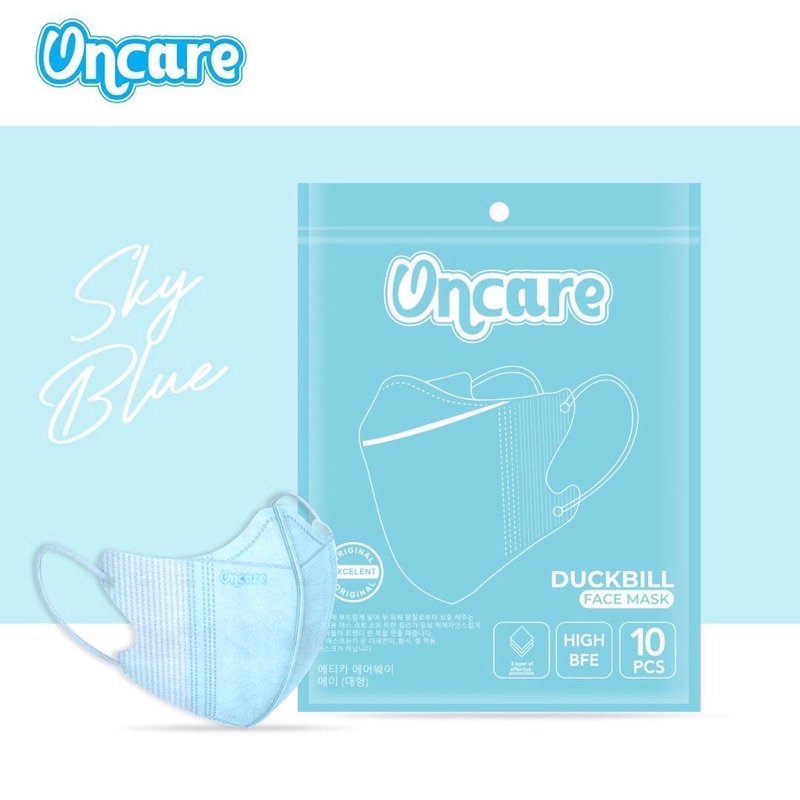 MELTBLOWN X Masker Duckbill Oncare Face Mask Isi 10 Pcs Pekanbaru