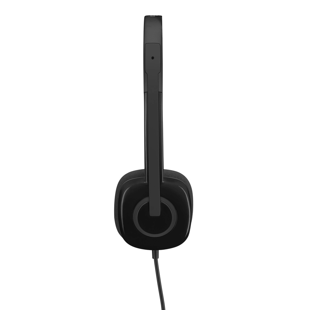 Logitech H151 Headset Stereo dengan Mikrofon Noise-Cancelling dan Single Jack 3.5 mm