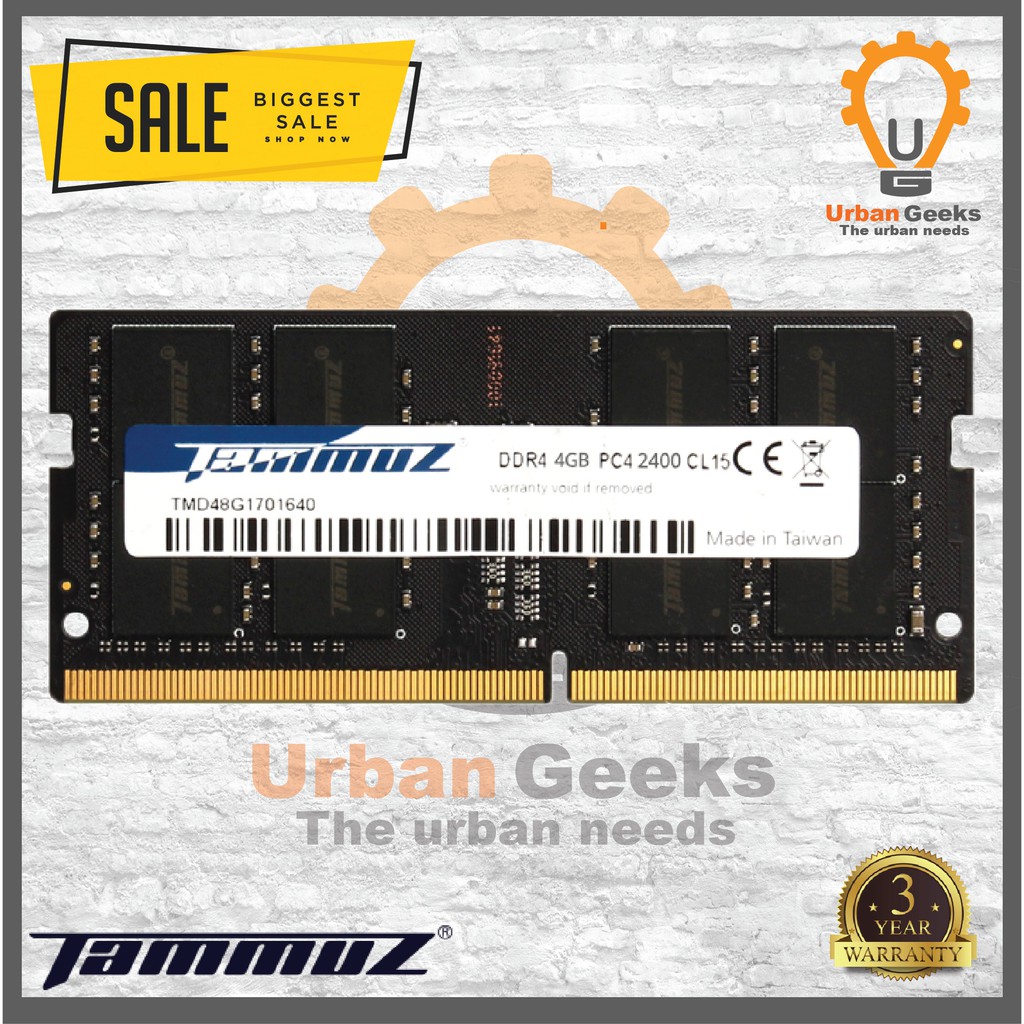 [DARI JAKARTA] Memory Ram Laptop Tammuz SO-DIMM SODIMM