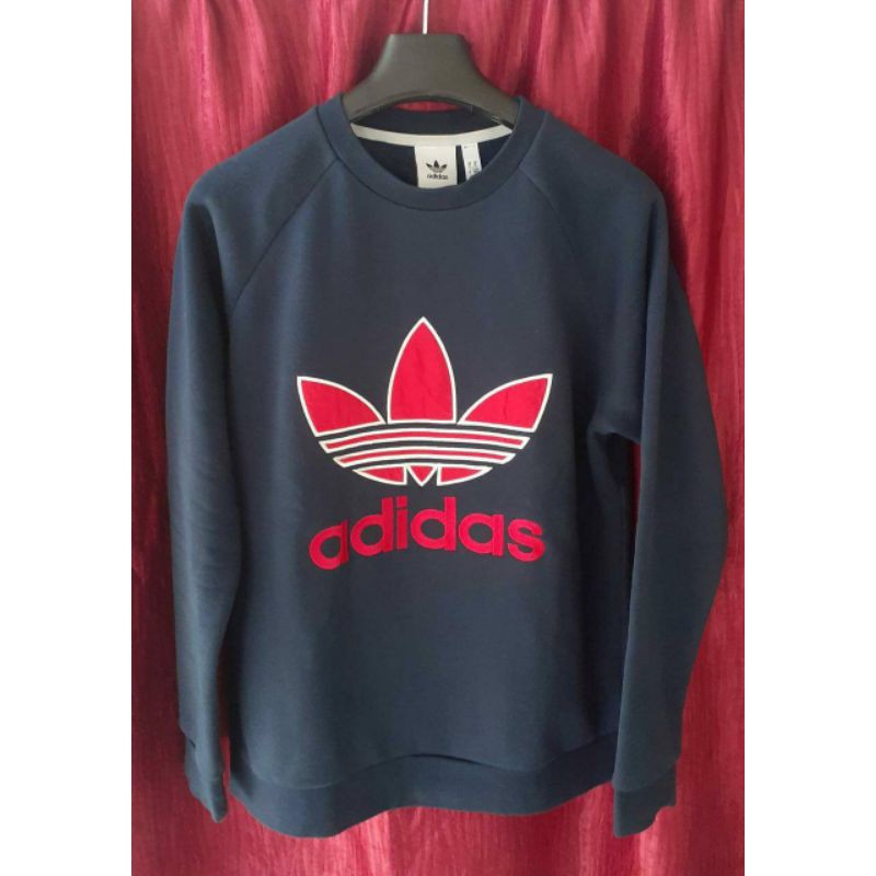 adidas trefoil crewneck