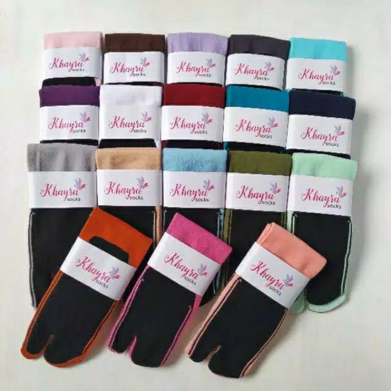 [12 PASANG] KAOS KAKI TAPAK HITAM BAHAN NILON LEMBUT