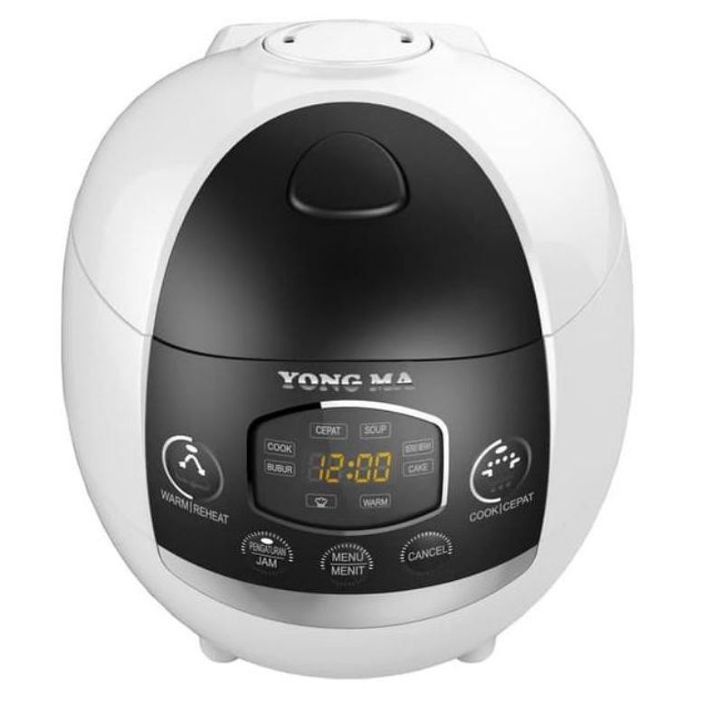 YONGMA MC-1380 RICE COOKER 1.3 liter / MAGIC COM YONG MA DIGITAL MC1380 BLACKTINUM