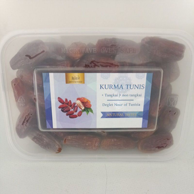 

KURMA MADU TUNISIA (DEGLET NOOR NON TANGKAI) 500gr||