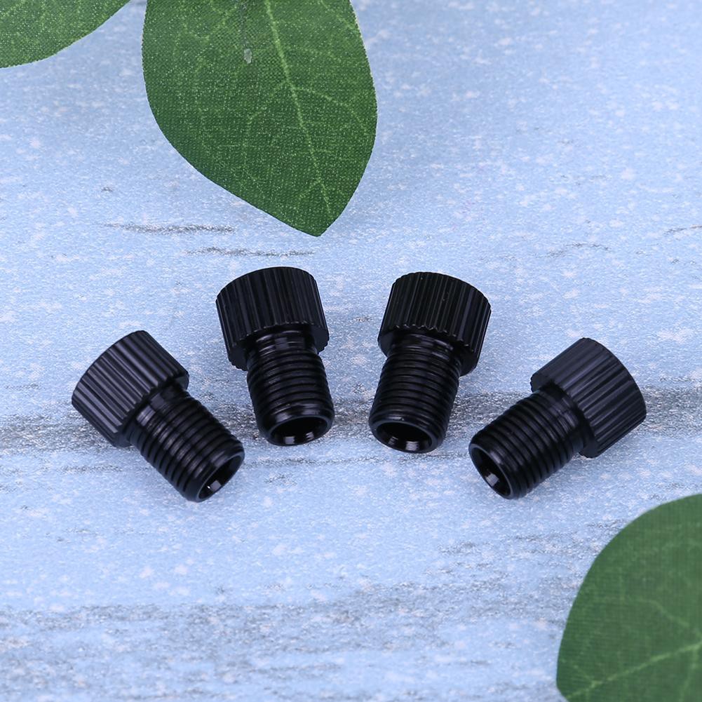 MOJITO LitterPrince 4pcs Presta to Shrader Bicycle Road Bike Valve Adapters Converters