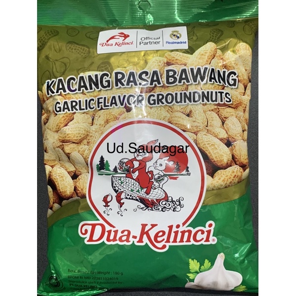 

DUA KELINCI Kacang Rasa Bawang 180gr Garlic Nut