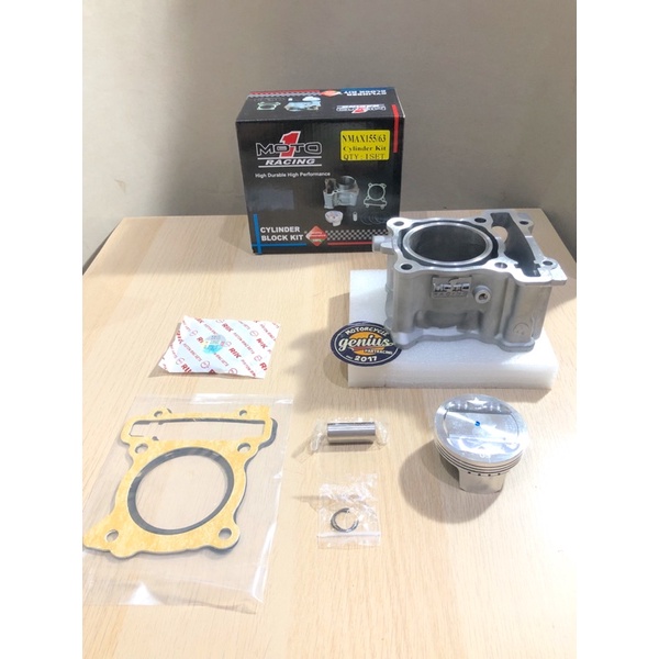 Jual BLOK SEHER NMAX AEROX 155 R15 3V VVA 63 MM MOTO 1 RACING BORE