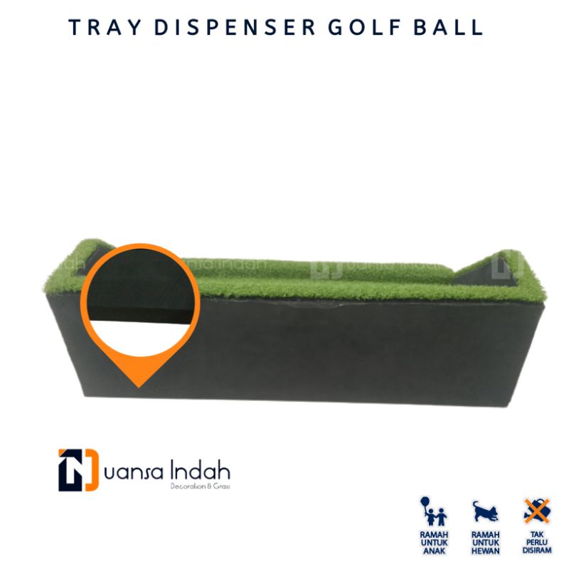 tray dispenser golf ball