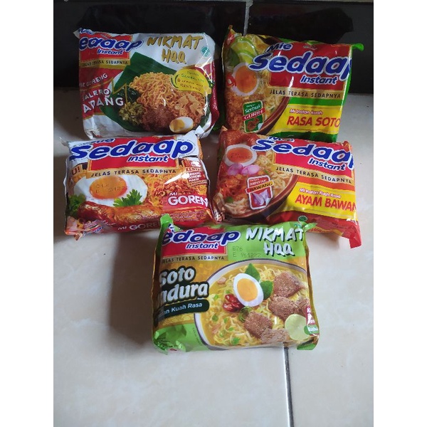 

mie sedaap pack all variant