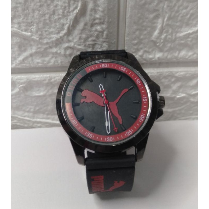 JAM TANGAN PUMA TALI KARET