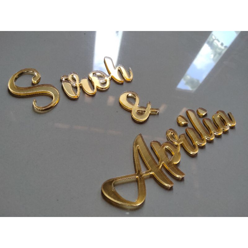 custom nama pendek dekorasi mahar