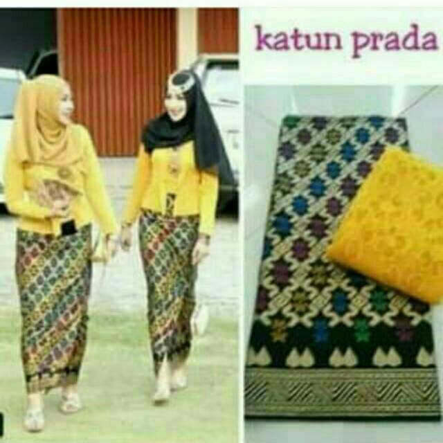 KAIN BRUKAT PRODO BALI SET BAHAN KEBAYA SOLO ETHNIC JAWA