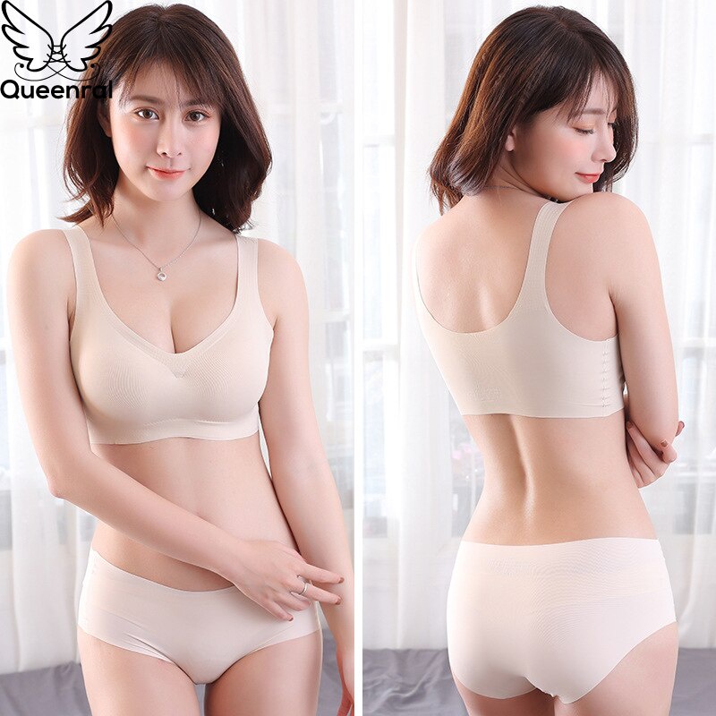 KINDSTORE❤ | Set Seamless Push Up Bra Padded Dan HANAE Celana Dalam