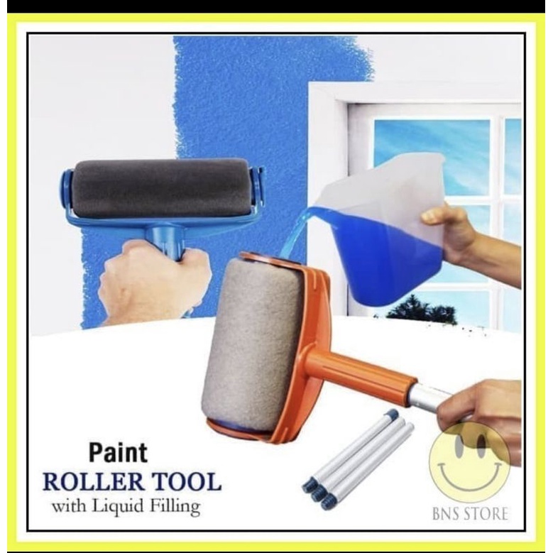 AS SEEN ON TV Pintar Facil Kuas Cat Tembok Rumah Smart Paint Roller