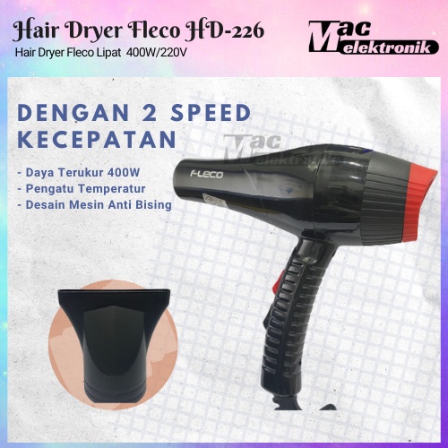 HAIR DRYER HAIRDRYER FLECO 226 pengering rambut / hair dryer profesional  Alat Pengering Rambut Pengering Rambut