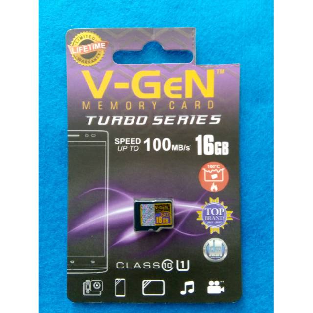 Memori Card V-Gen 16 GB Class 10