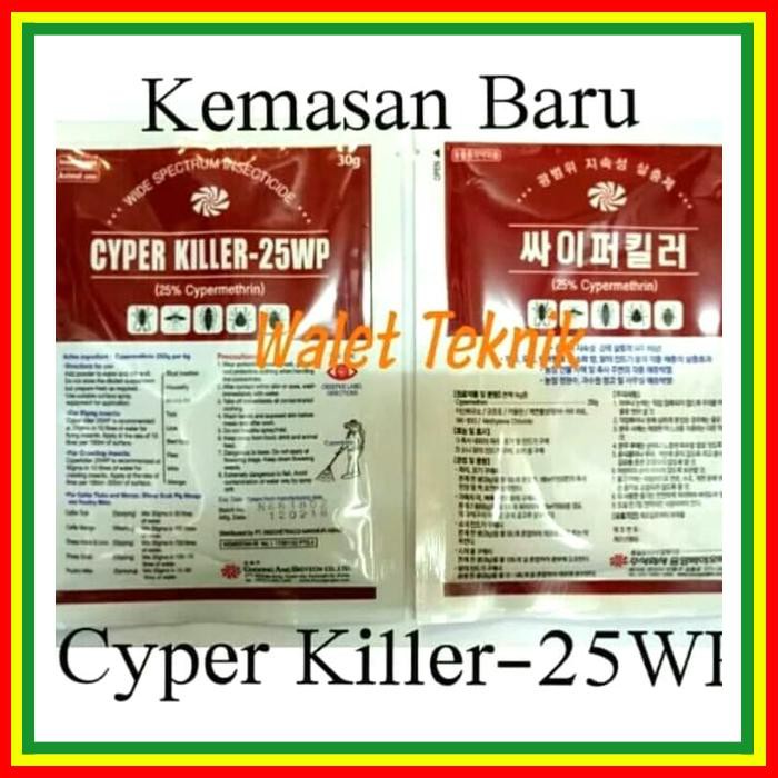 cyperkiller 25 wp original 30g pembasmi serangga cyper killer asli