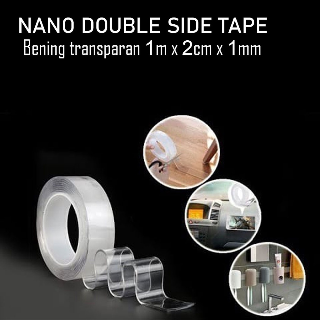 NANO DOUBLE TAPE BENING TRANSPARAN