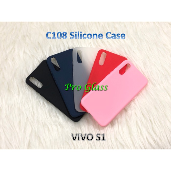 C107 VIVO S1 Colourful Ultrathin Silicone Case / Matte Thin