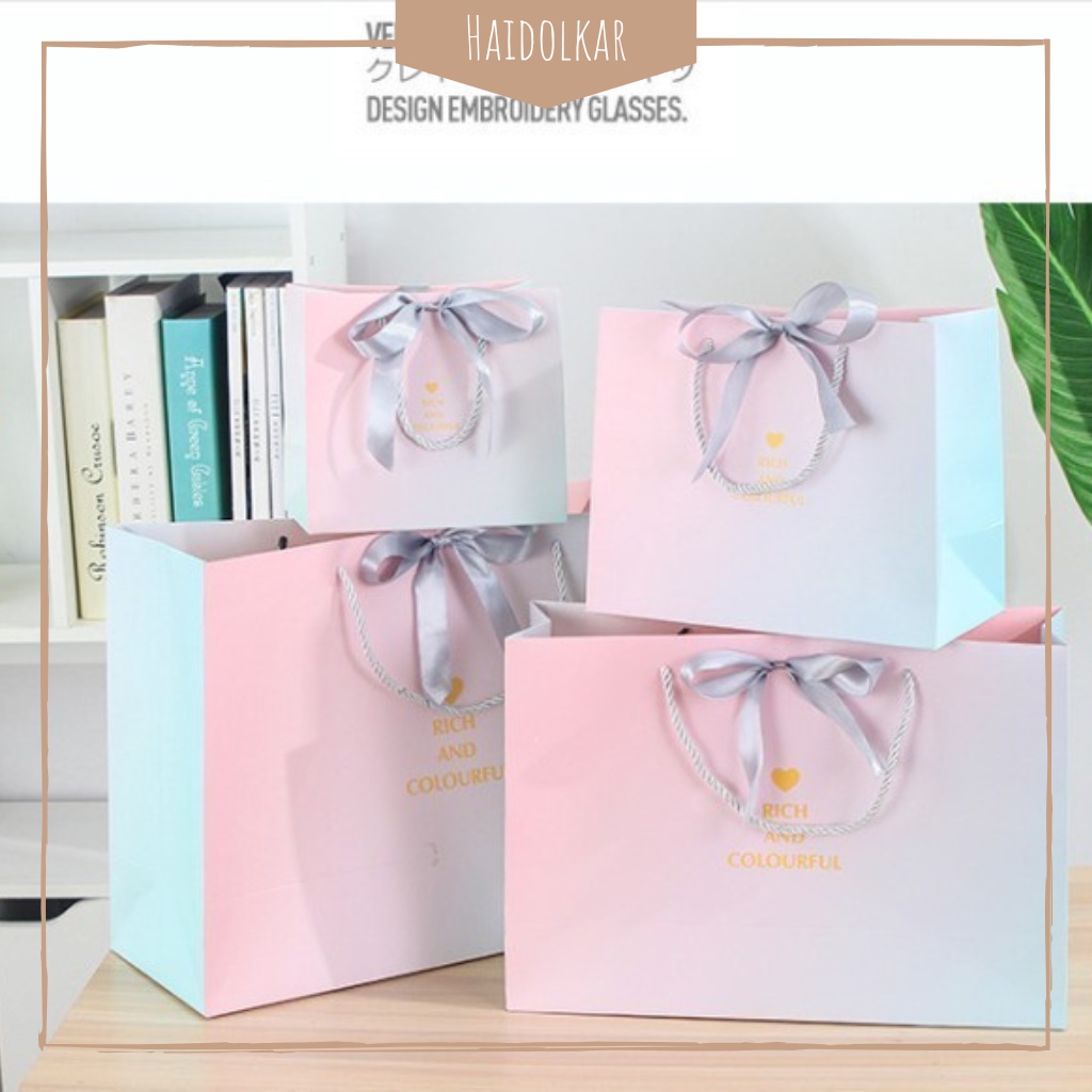 

Paper bag pita L kantong hadiah fancy paper bag hampers paper bag souvenir paper bag kado elegan