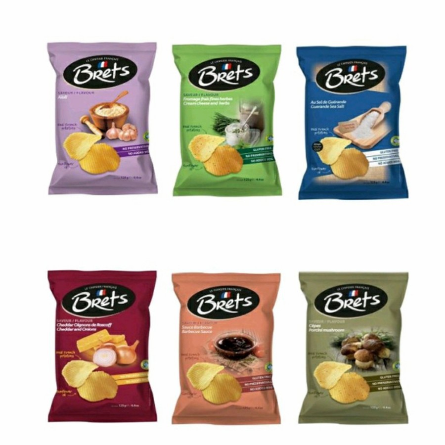 

Brets Real French Potatoes Keripik Kentang 125 gr - Barbecue Sauce