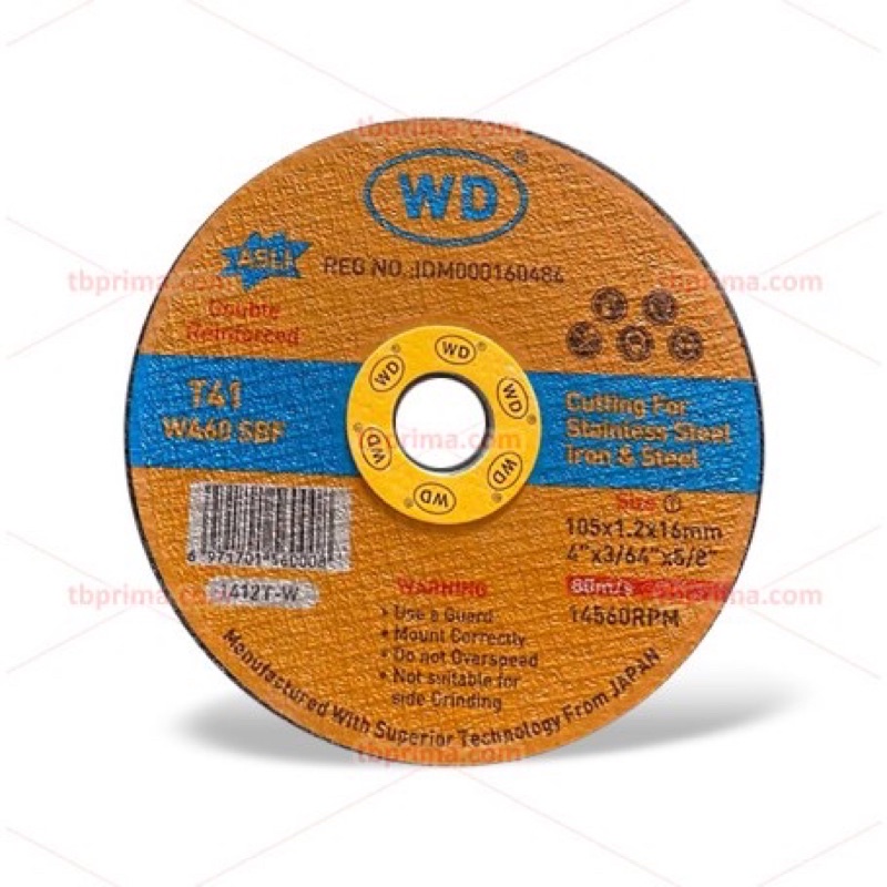 resibon WD/gurinda potong besi WD 4”