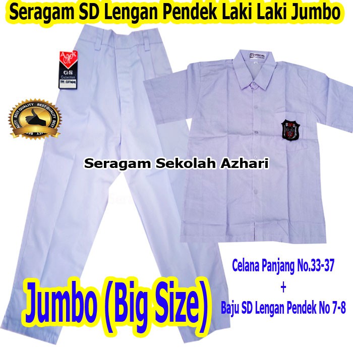 SERAGAM SEKOLAH SD LAKI LAKI PUTIH PUTIH LENGAN PENDEK-SERAGAM SEKOLAH SD LAKI LAKI-SERAGAM SD