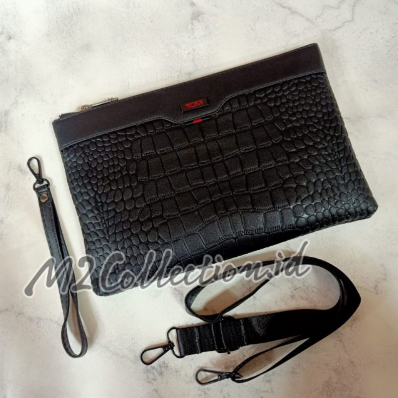 Clutch Tumi Tas Tangan Import Quality Unisex