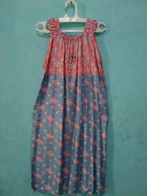 DASTER BATIK TANPA LENGAN BAHAN SANTUNG SALE 110RIBU DAPAT 4