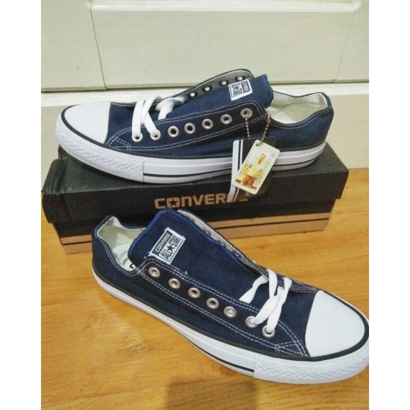SEPATU CONVERSE ORIGINAL LOW BASIC NAVY