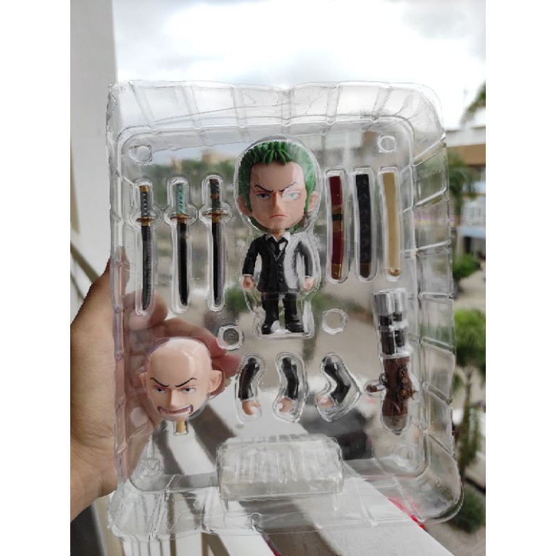 Action Figure Anime One Piece Roronoa Zoro New World nendoroid 301