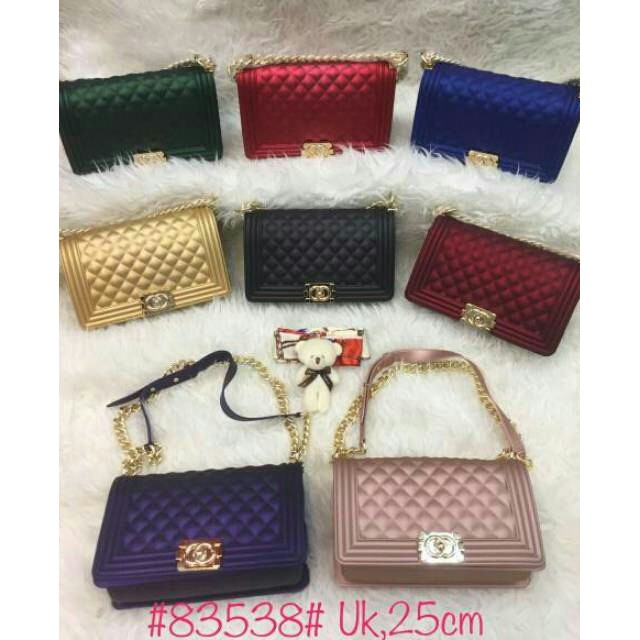 Chanel Boy Bubble Jelly Matte 20cm & 25cm