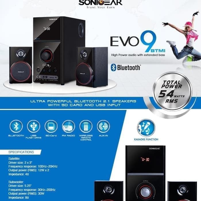 Speaker SonicGear EVO 9 BTMI