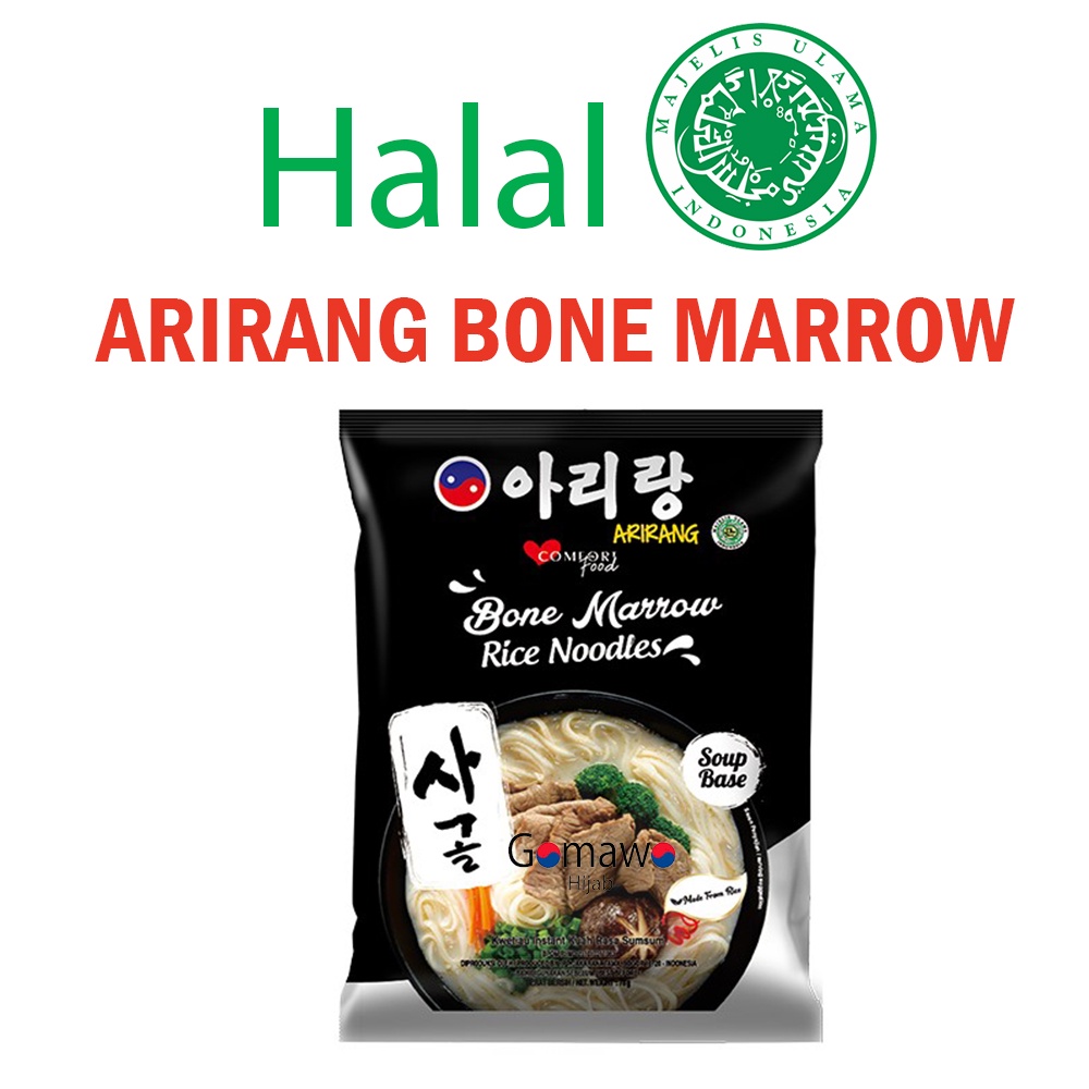 

MIE INSTAN ARIRANG BONE MARROW RICE VERMICELLI HALAL MUI