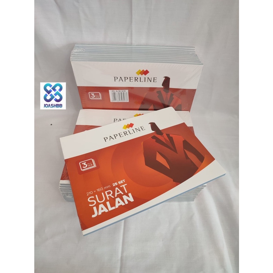 Surat Jalan 3 Rangkap PAPERLINE B3 210x160 mm / BESAR 3PLY 25 Set