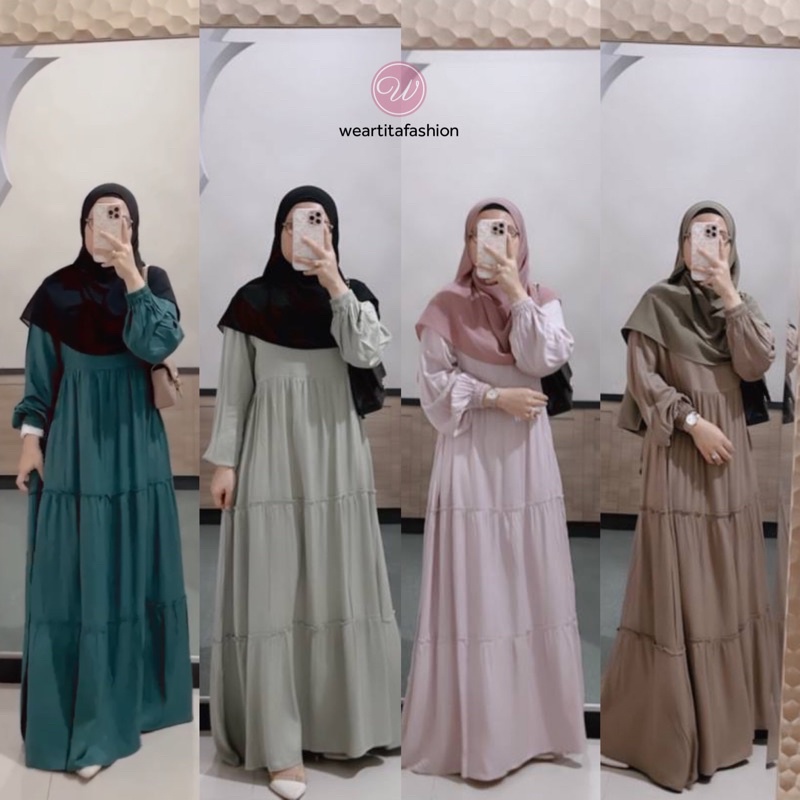 GAMIS TENCEL LOOK | ECO VALENCIA ORI SEKARARUM FASHION