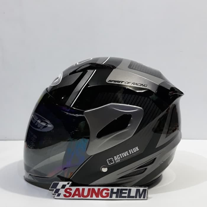 HELM GM FIGHTER MOTIF FLUX DARK GREY