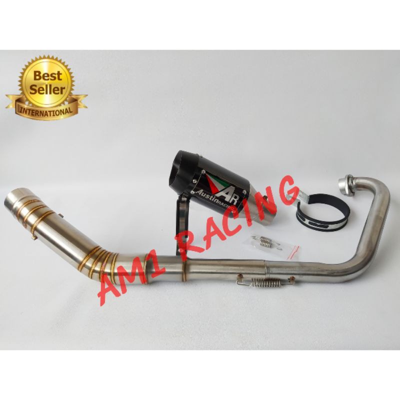 knalpot racing AR Austin Gp1r Gp1 r racing R15 V2 V3 Vixion new old MT15 Byson Xabre Scorpio z
