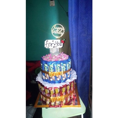 

Snack Tower Tarik uang 2 Tingkat(hadiah ultah/wisuda/engagement)