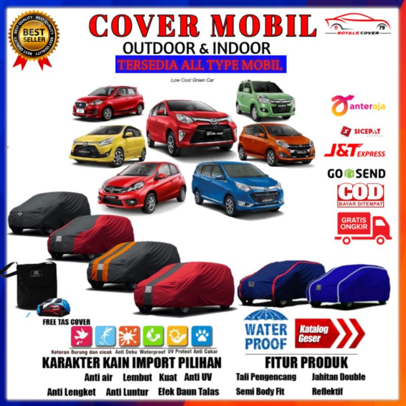 Premium Cover Mobil Avanza Xenia Calya Sigra Ertiga DLL Indoor Outdoor