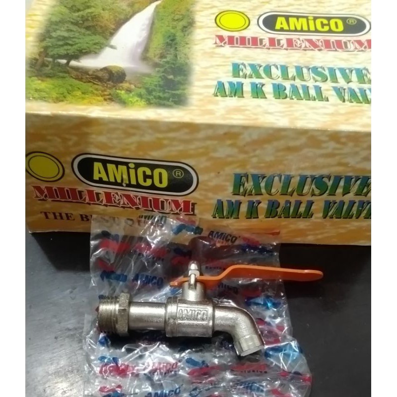 Kran Tembok Besi Amico (Brass)