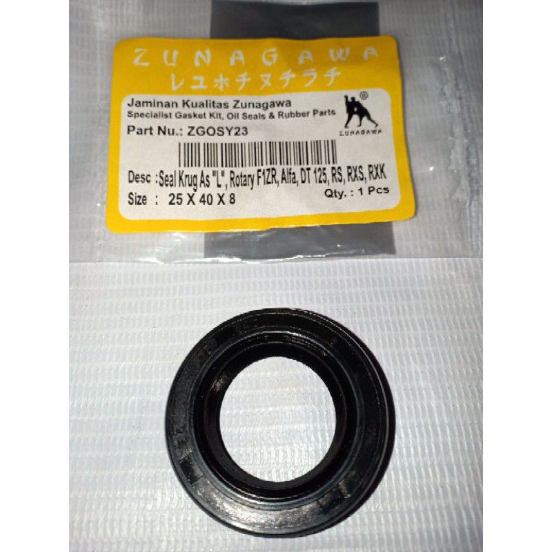 Seal Kruk As Kiri F1ZR/RX King/RXK/RXS/Alfa/DT 125/RS/Force1/F1 - Sil Krug-Krek As Magnet 25x40x8