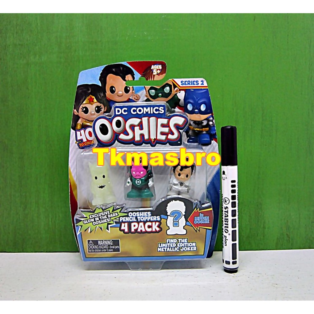 

Ooshies Pencil Toppers Series 2 Dc Comics 4 Pack-A