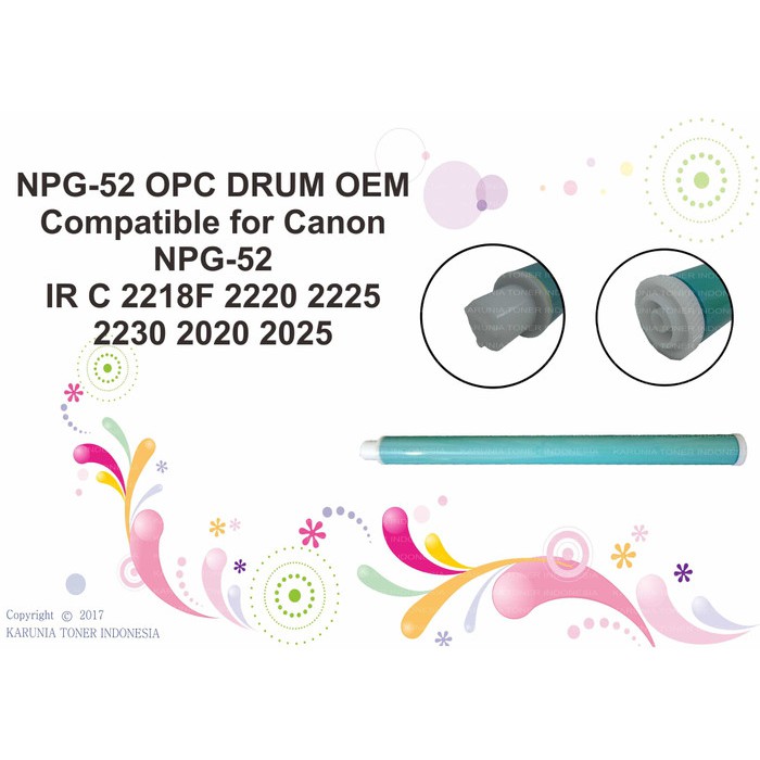 NPG-52 NPG52 OPC drum OEM compatible for Canon NPG-52 NPG52 IR C 2020