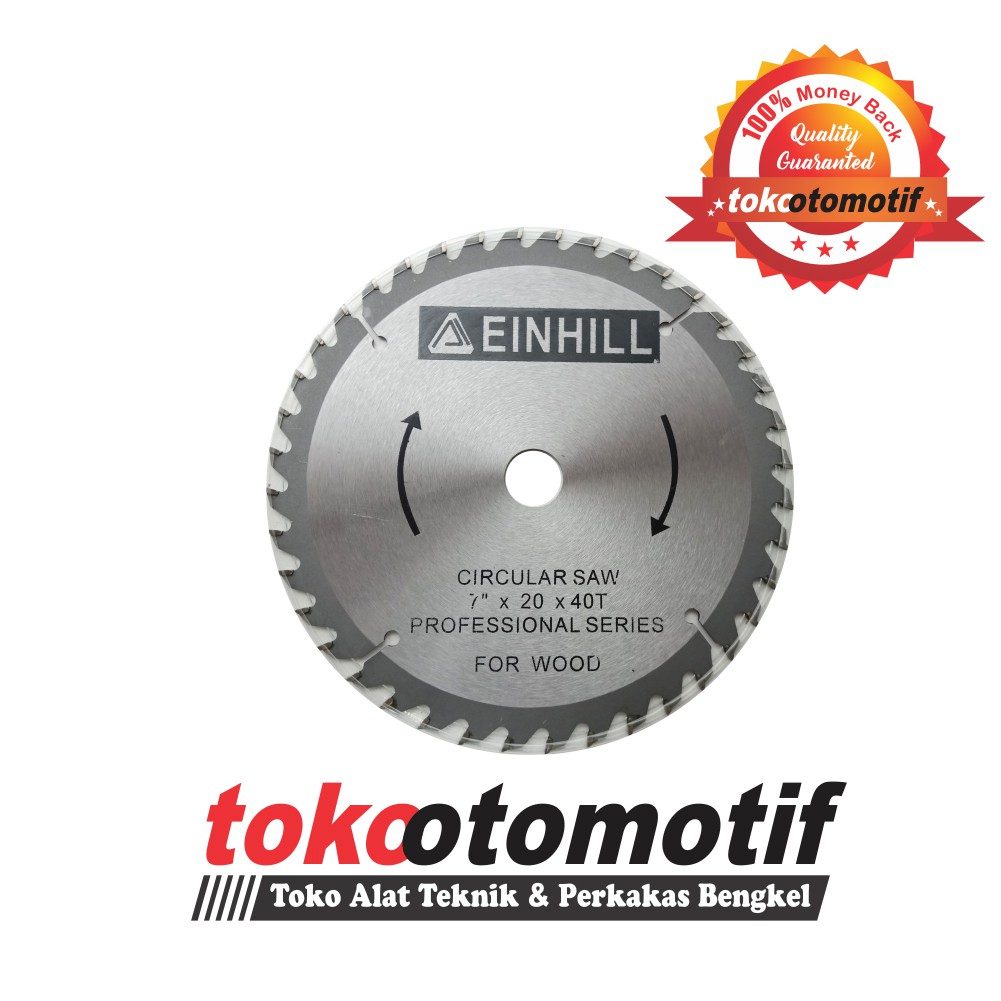Mata Circular Saw TRD 7" x 40 T EINHILL / Mata Gergaji Potong Kayu